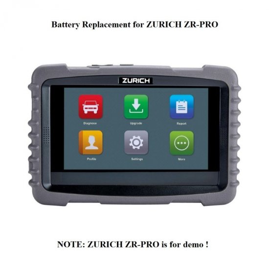 Battery Replacement for ZURICH ZRPRO Scan ToolZURICHZRPRO